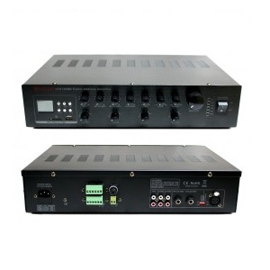 Amplificador 120w, Usb/sd, 2 Mic, 70v/oh RED-LEAF RLA-120
