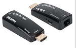 EXTENSOR VIDEO HDMI, 60M VIA CAT 5/6,COM